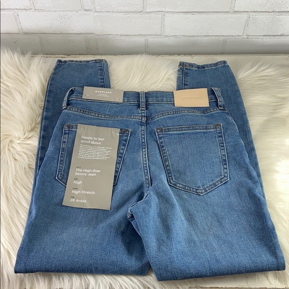 Everlane NWT The High Rise Skinny Jeans - Picture 9 of 12